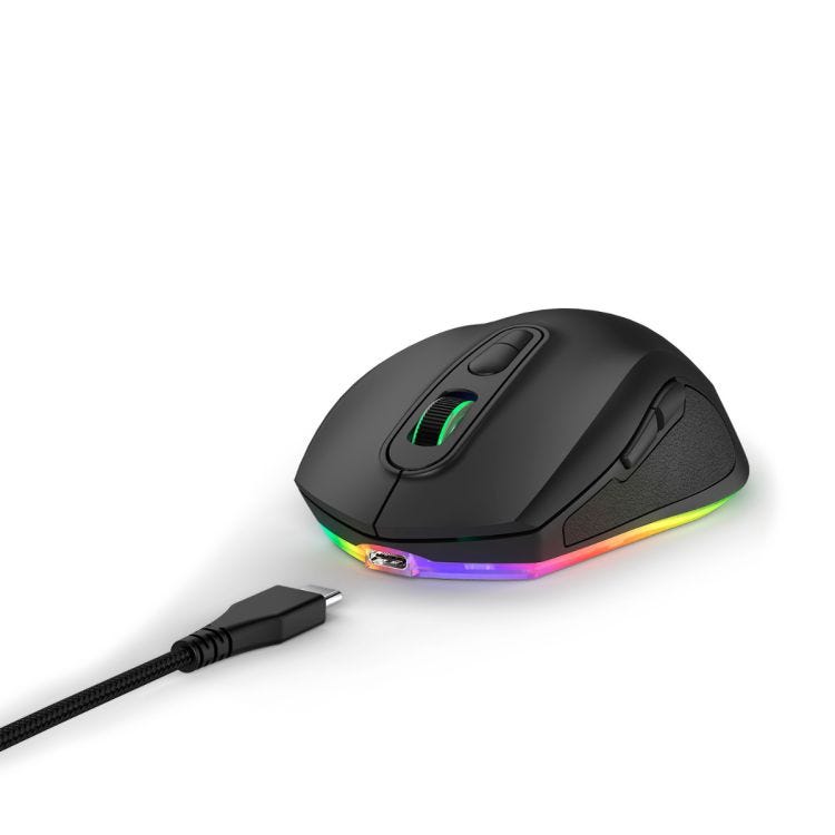 Hama Reaper 340 Gaming Mouse | 8000 DPI RGB | RGB Gaming Accessory | Compatible with PC, Laptop & Gaming Setup