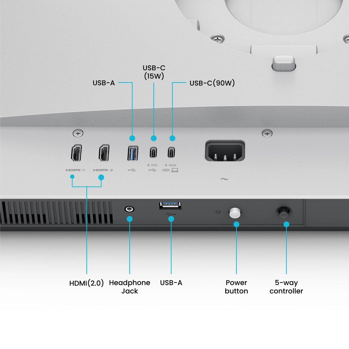 MA270U | 27” 4K Monitor for Macbook Pro & Macbook Air | P3 Color Gamut, Dual USB-C (90W PD), Mac Color Match, USB Hub, Brightness & Volume Control on Mac, Display Pilot 2.0 & Integrated Mac Controls