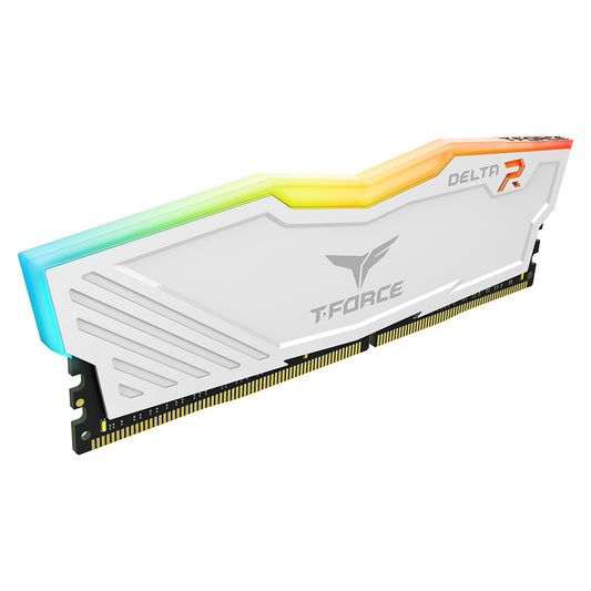 Teamgroup DDR4 Delta RGB Single 3200MHz 16GB CL16 White TF4D416G3200HC16F01