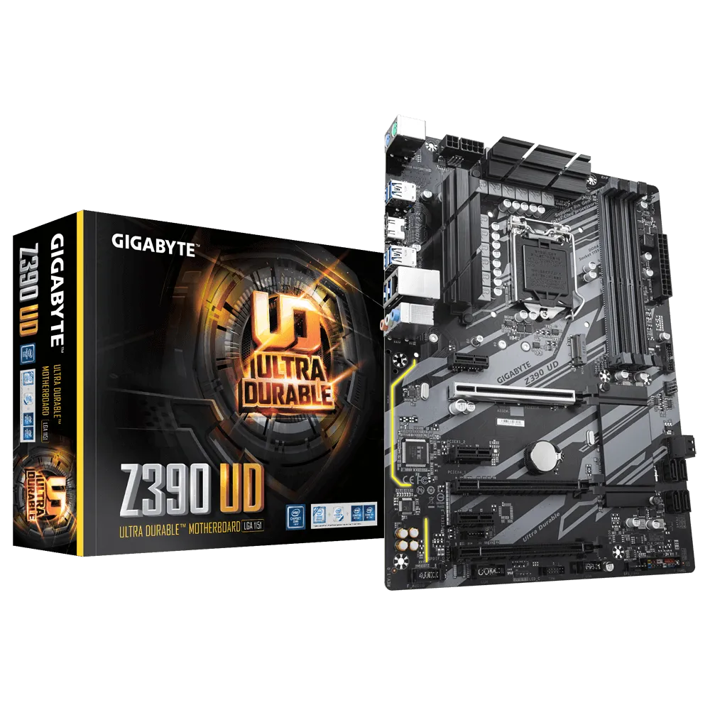 Gigabyte Intel Z390 UD Motherboard with Ultra Durable Design, CEC 2019 Motherboard-MOTHERBOARD-GIGABYTE-computerspace