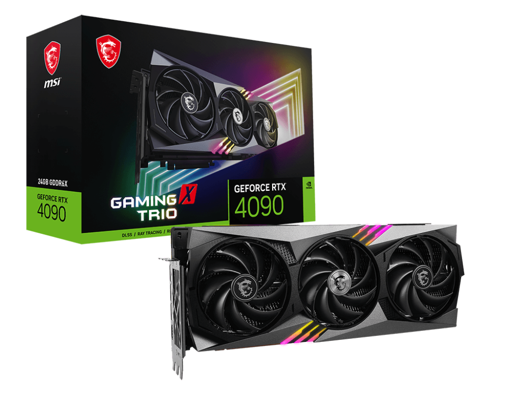 MSI RTX 4090 Gaming X trio 24gb Graphics Card-GRAPHICS CARD-MSI-computerspace