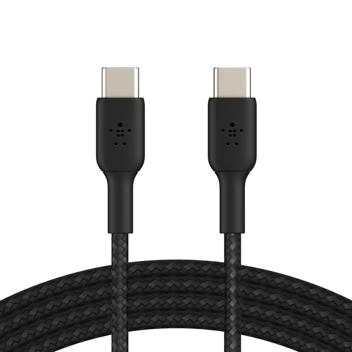 Belkin USB-C to USB-C Cable-Cables-Belkin-1M-Black-Braided-computerspace
