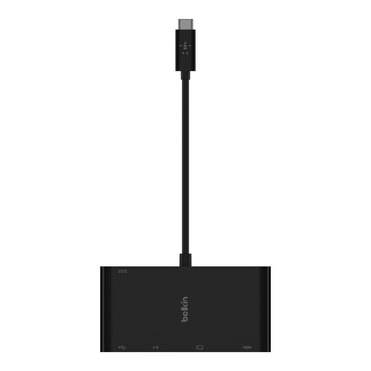 Belkin USB-C 5-in-1 Multimedia Hub + Charge Adapter (100W)-Dock Station-Belkin-computerspace