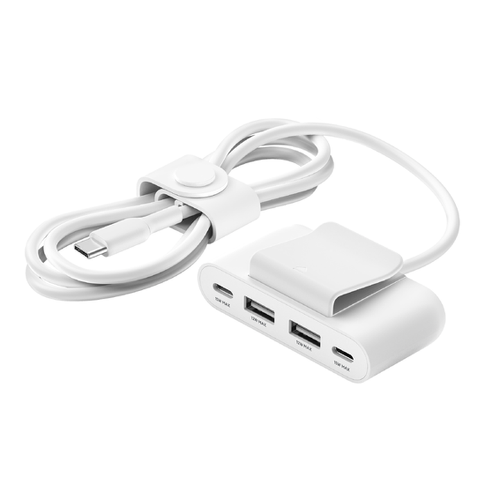 Belkin USB-C Wall Charger with PPS 60W + 4-Port USB Power Extender-Wall Charger-Belkin-computerspace