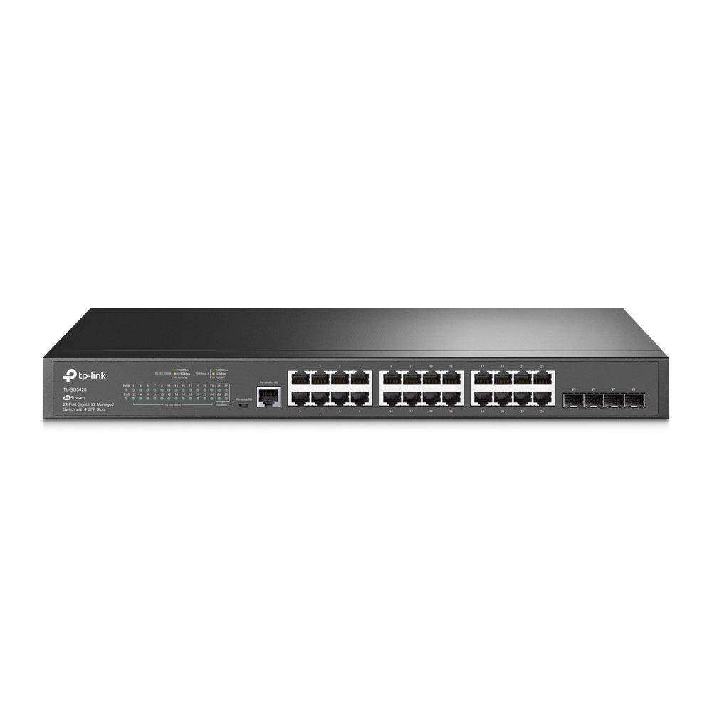 TP-Link Switch TL-SG3428 JetStream 24-Port GE L2 Managed w/ 4SFP