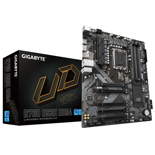 Gigabyte Ultra Durable B760 DS3H AX DDR4 Intel Socket LGA 1700 Motherboard-Motherboards-Gigabyte-computerspace