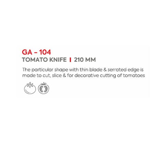 Glare Tomato Knife - 210 MM (Stainless Steel)