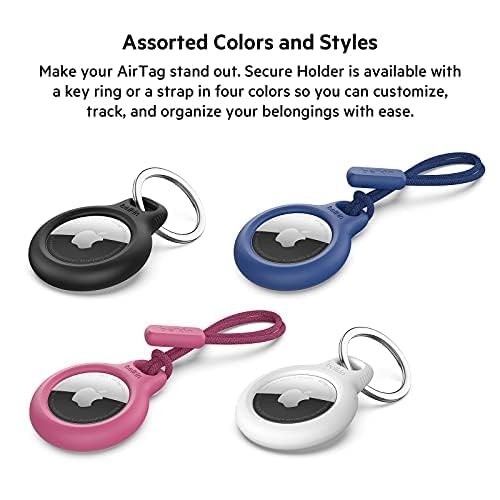 Belkin AirTag Case Secure Holder for Apple Air Tag Protective Cover with Advance Scratch Resistance-Key Ring-Belkin-computerspace