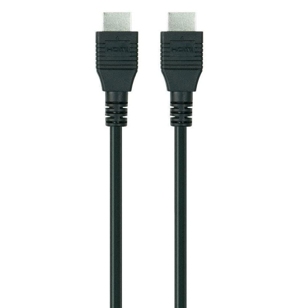 Belkin 2 Meter (6.6 Feet) High-Speed Nickel-Plated HDMI Cable, Supports 3D, 4K, 1080p, Audio Return and Ethernet for TV - Black-Computerspace-computerspace