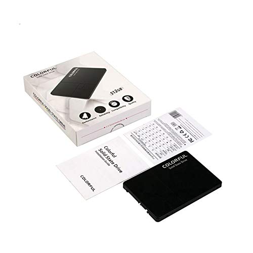 Colorful SL500 SATA SSD 2.5 inch 512 GB Internal Solid State Drive, 480 Read / 400 Write Speed For Laptop & Desktop