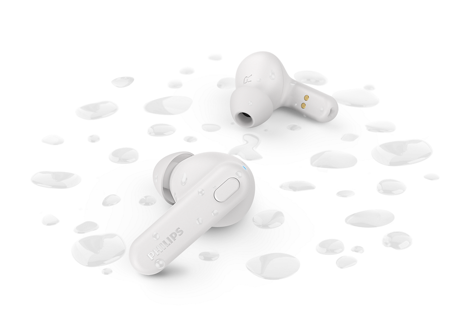 Philips True Wireless Headphones TAT1108/00 AI mic Custom 6 mm drivers Up to 15 hours play time with the case