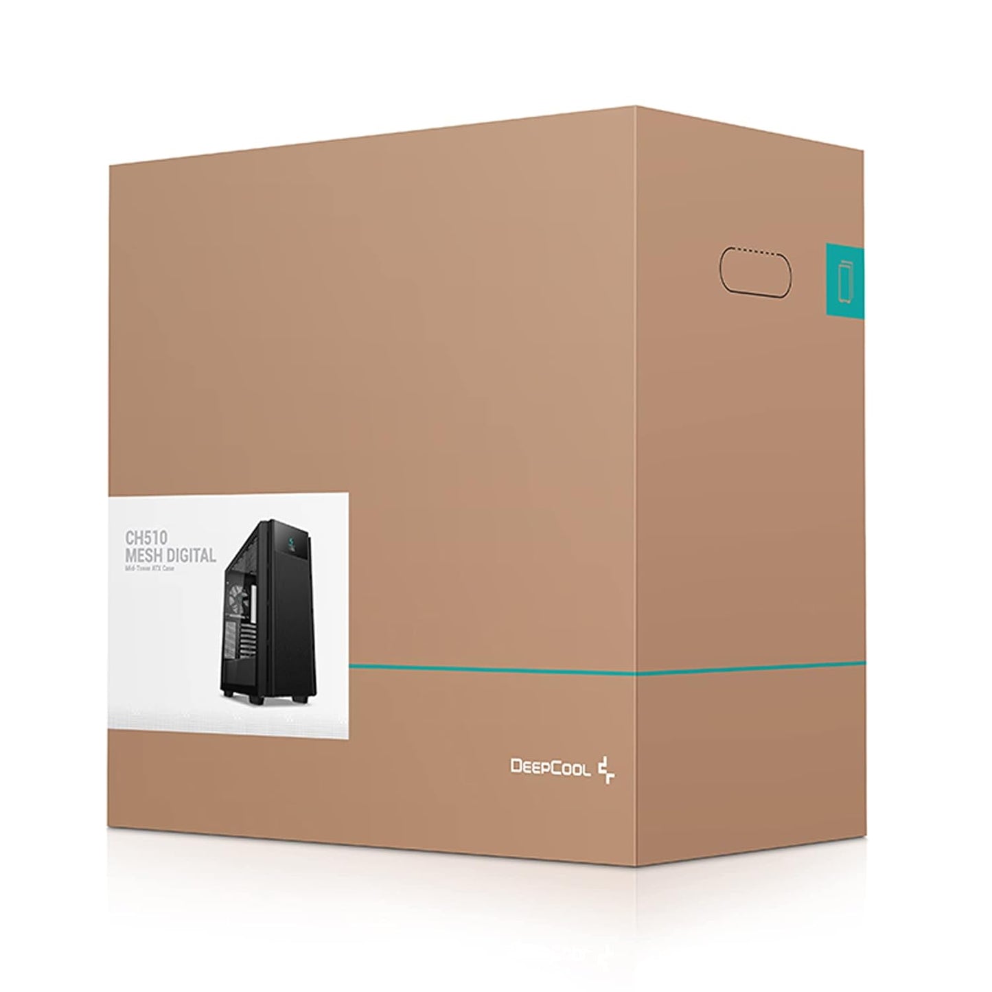 Deepcool CH510 MESH Digital Mid-Tower ATX Computer Case/Gaming Cabinet - Black | Support Mini-ITX/Micro-ATX/ATX/E-ATX | Pre-Installed 1 x 120mm Rear Fan - R-CH510-BKNSE1-G-1-Cabinet-Deepcool-computerspace