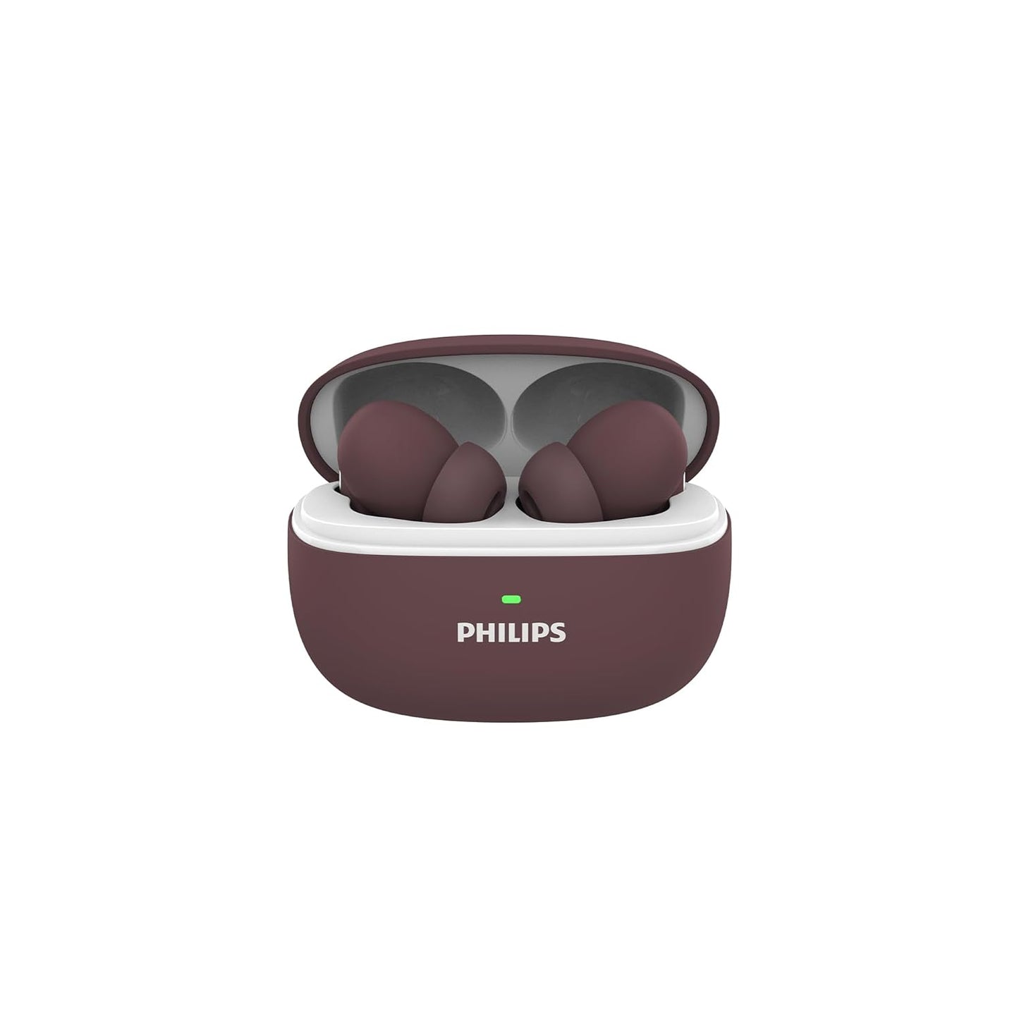 PHILIPS TAT1150BK/94 Premium Wireless Earbuds with ANC, Quad Mic ENC, Up to 55 Hr Playtime,13mm Neodymium Drivers,Multipoint, ergonomically Designed,IPX5 Water Resistance,Fast Charging (Deep Black)