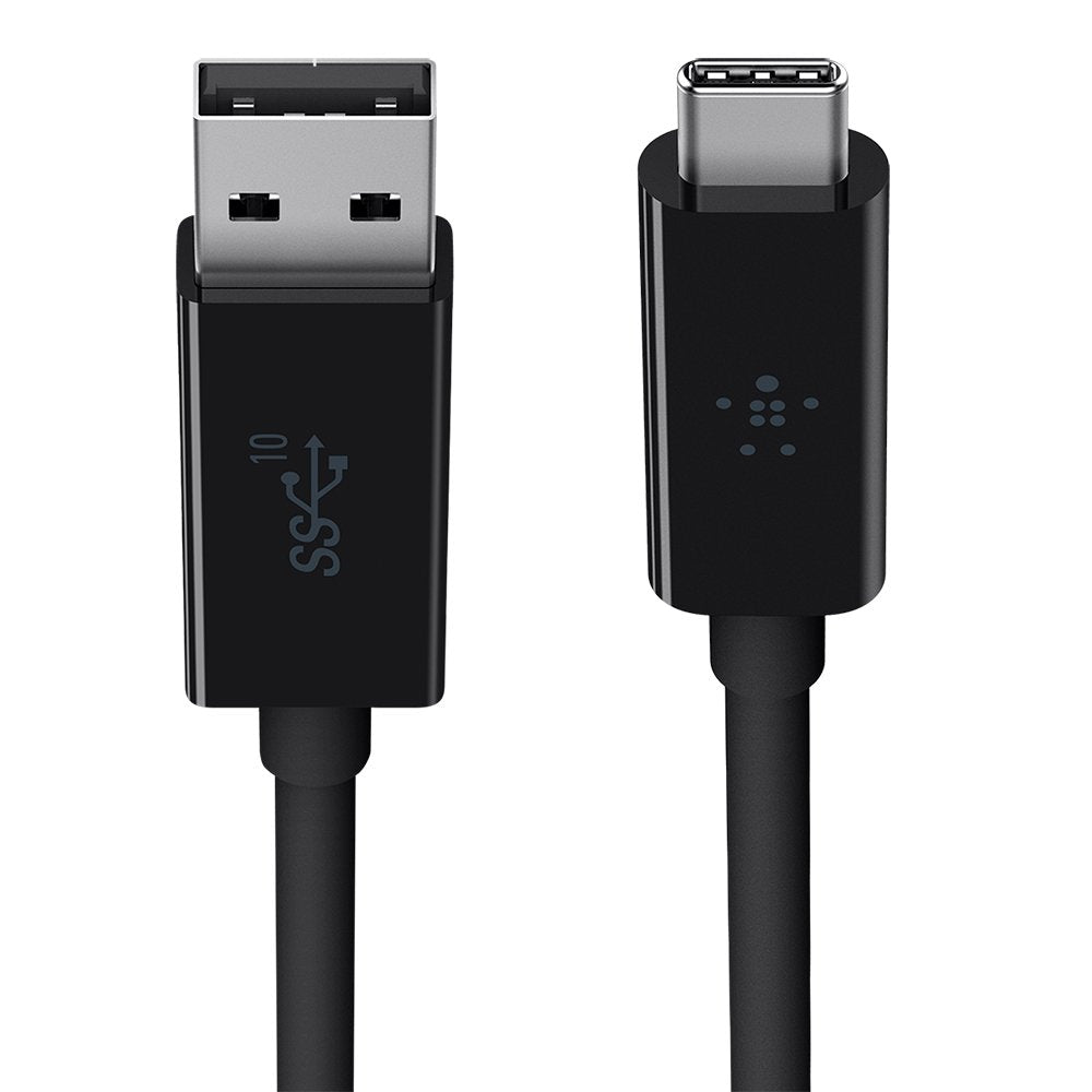 Belkin 3.1 USB-A to USB-C Cable (USB-C Cable) 3.1 USB-A to USB-C Cable (USB-C Cable) 3.3ft/1m length, 10Gbps transfer rate & 3A charging output.-Cables-Belkin-computerspace
