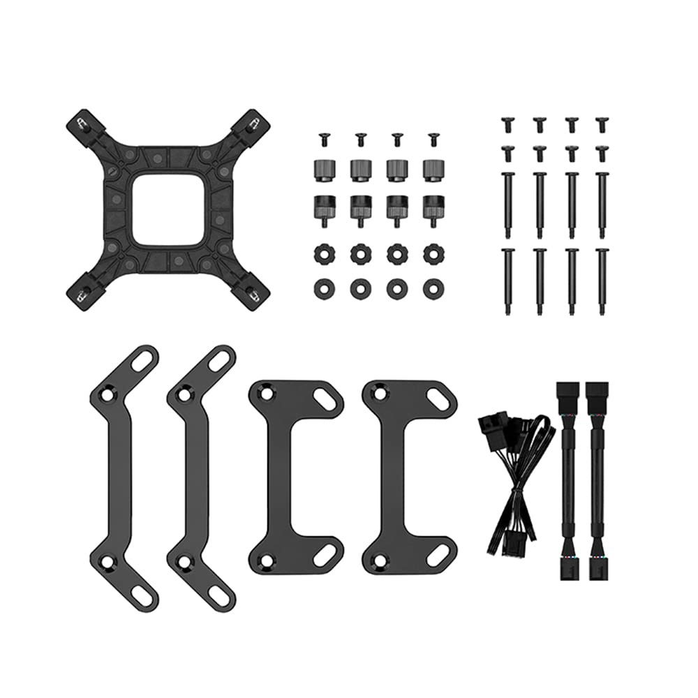 Deepcool LS520 SE 240 mm ARGB Liquid CPU Cooler/AIO | Support Intel - LGA1700/1200/1151/1150/1155 and AMD - AM5/AM4 - R-LS520-BKAMMM-G-1 (Black)-Computerspace-computerspace