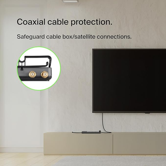 Belkin 12-Outlet Home/ice Surge Protector with 8 ft. Cord, Telephone and Coaxial Protection