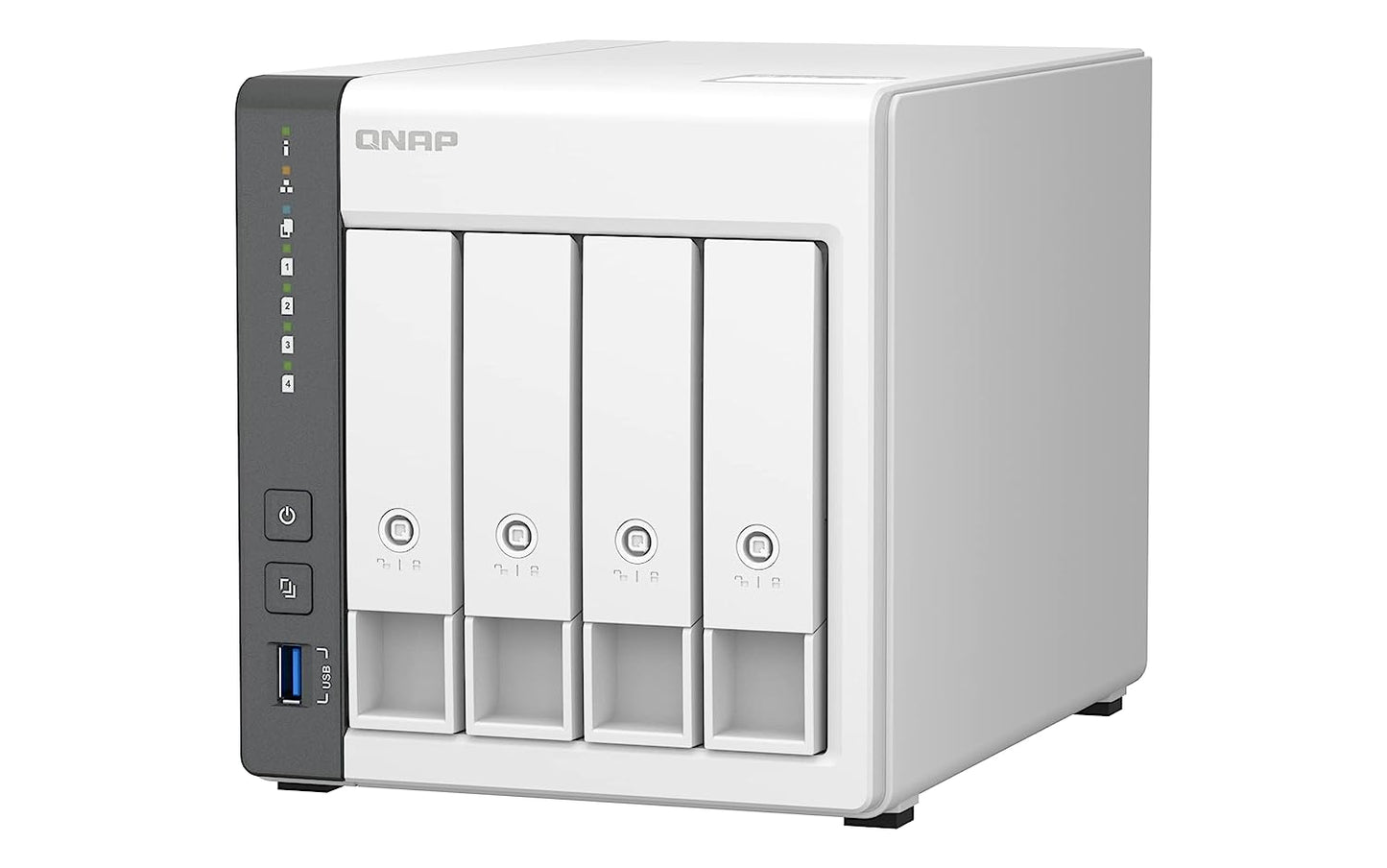 QNAP TS-433-4G 4 Bay NAS with Quad-core Processor, 4 GB DDR4 RAM and 2.5GbE + GbE LAN Network (Diskless)-Computerspace-computerspace