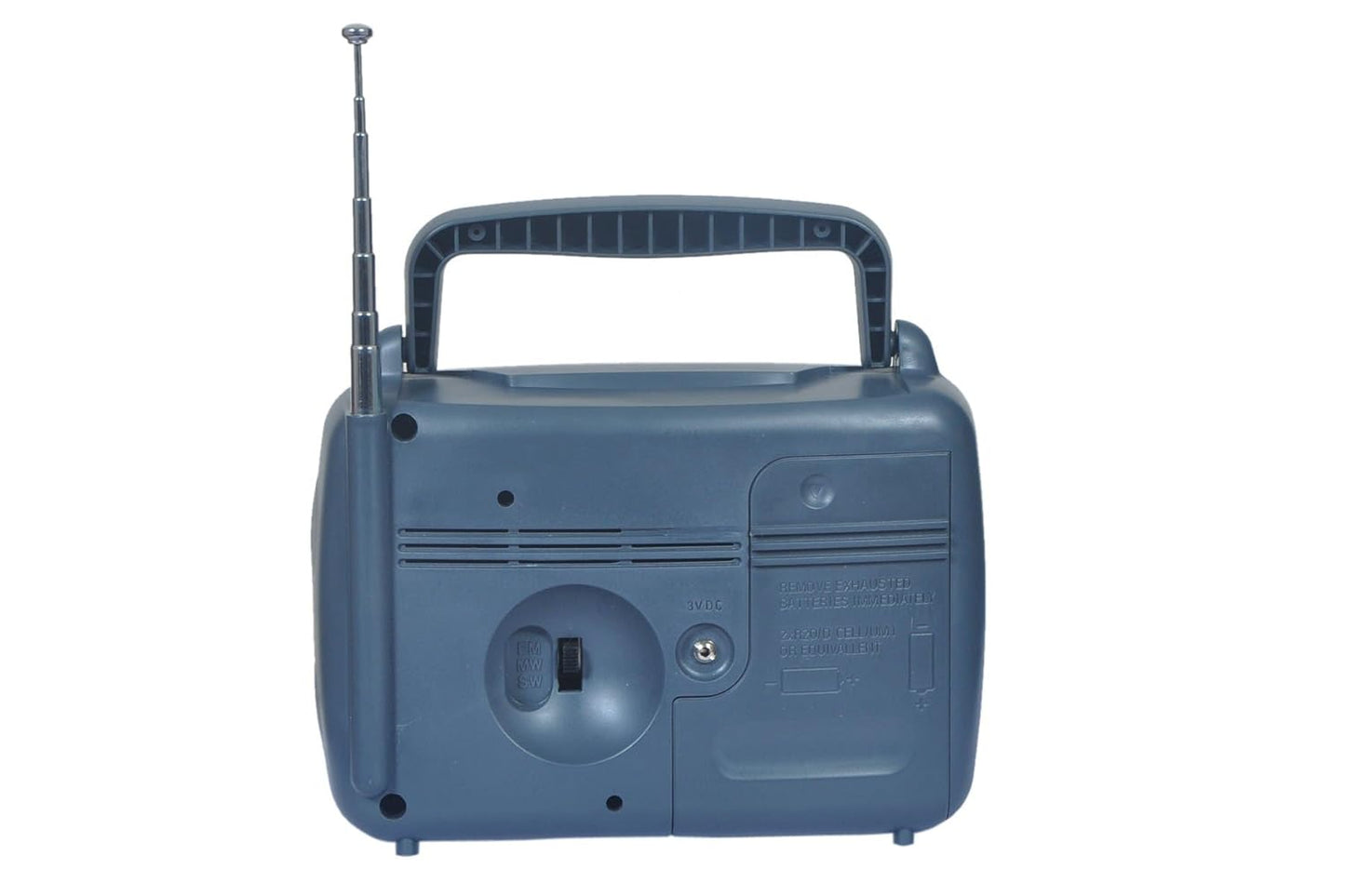 Philips Radio DL167/94 with MW/SW/FM Bands, 2xR20 (UM1),External 3V DC (Optional)