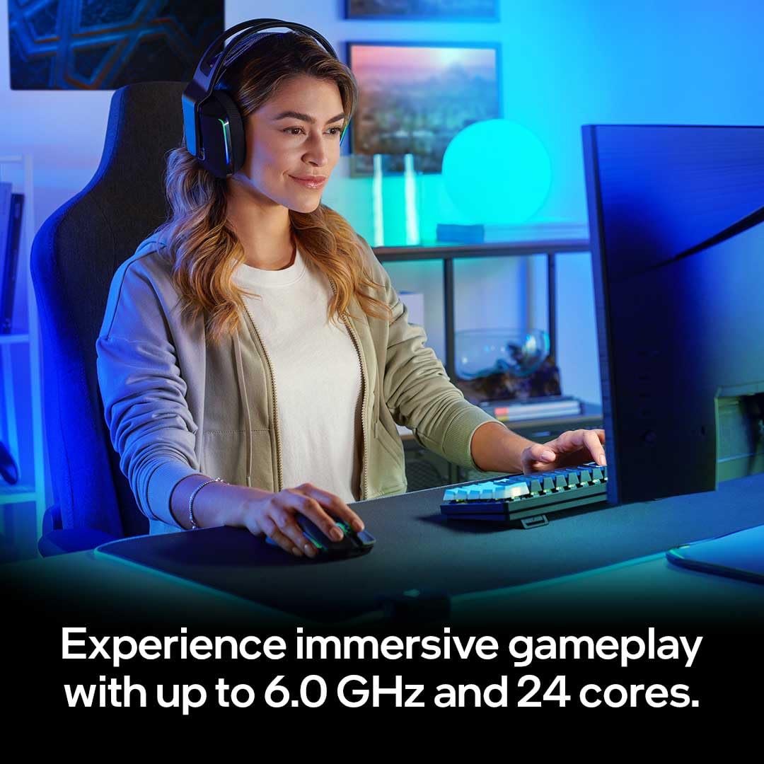 Intel CoreTM i5-14600K New Gaming Desktop Processor 14 (6 P-cores + 8 E-cores) with Integrated Graphics - Unlocked