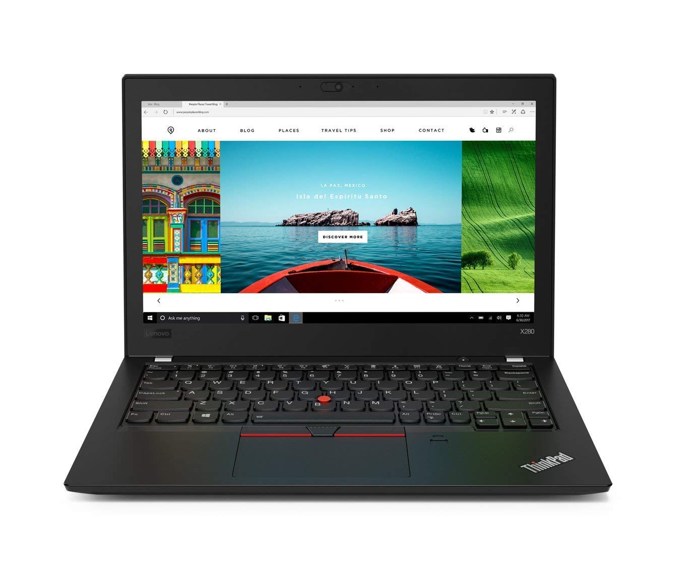 Refurbished Lenovo ThinkPad X280 Laptop: Core i5-8350U, 256GB SSD, 8GB RAM, Windows 10 Pro, Backlit Keyboard, Fingerprint Reader-Refurbished-lenovo-computerspace