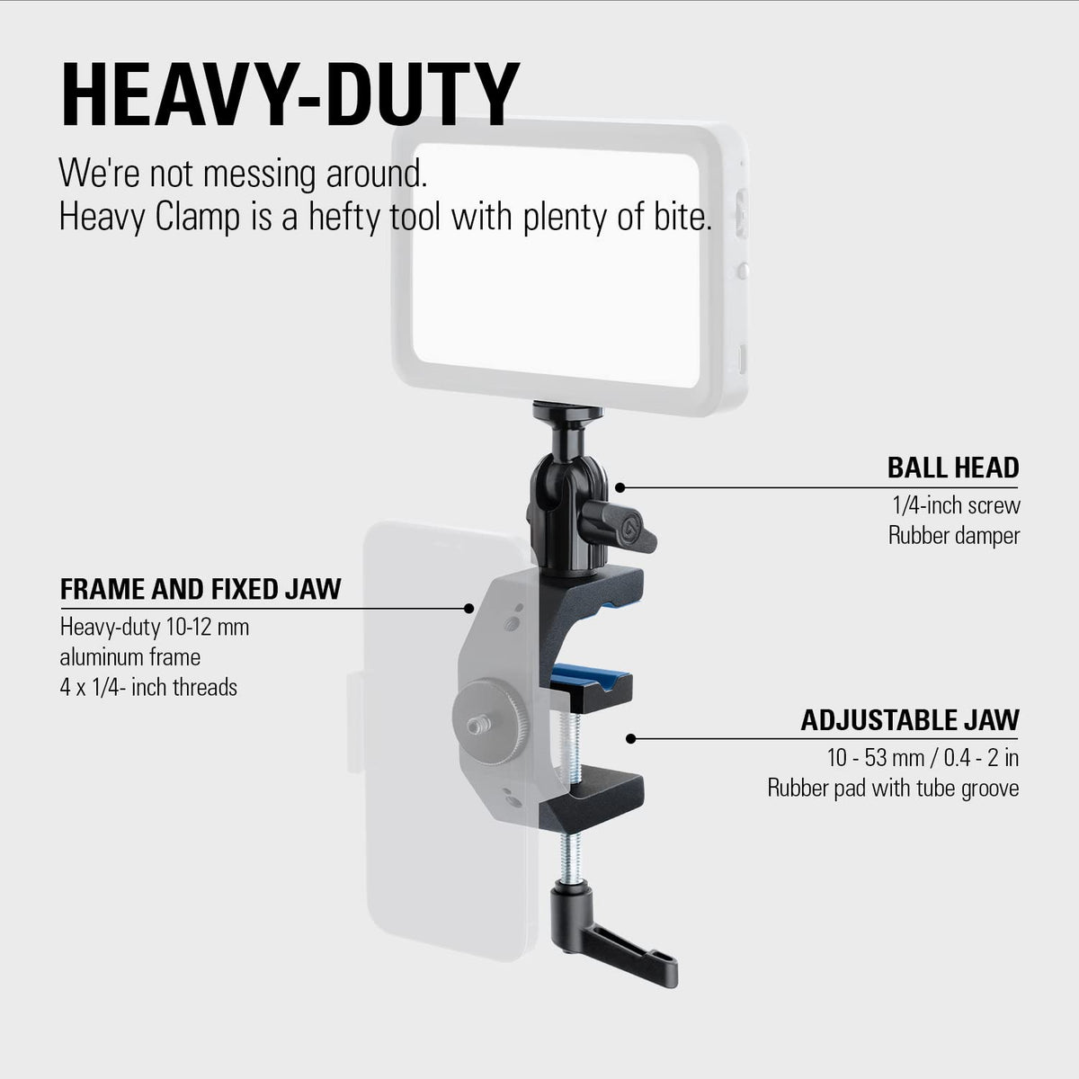 Elgato Heavy Clamp – Professional Mount