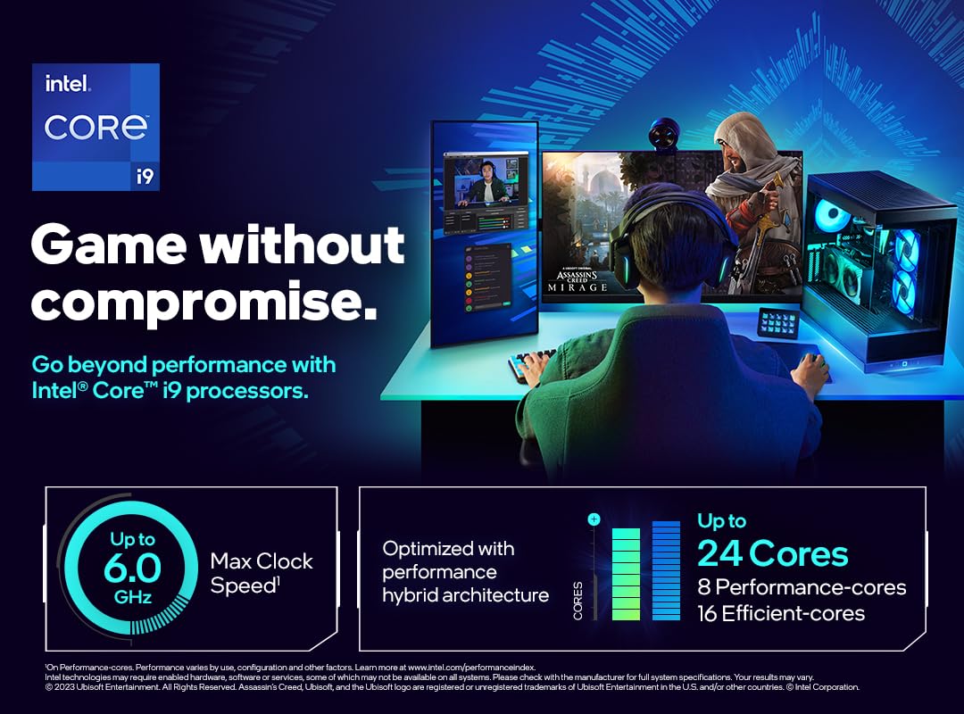 Intel CoreTM i5-14600K New Gaming Desktop Processor 14 (6 P-cores + 8 E-cores) with Integrated Graphics - Unlocked