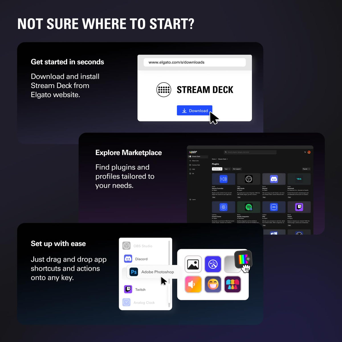 Elgato Stream Deck + Black