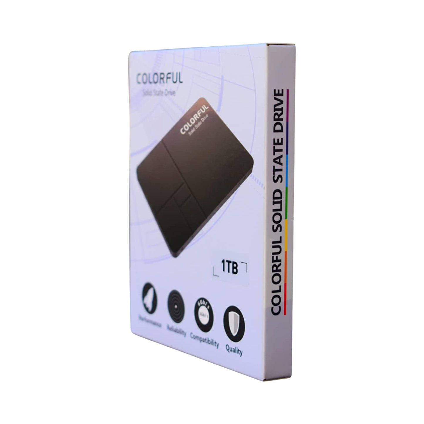 Colorful SL500 1 TB 2.5" SATA 3 3D Nand Internal Solid State Drive PC Laptop Classic Black,DRAM Cache-ssd-Colorful-computerspace