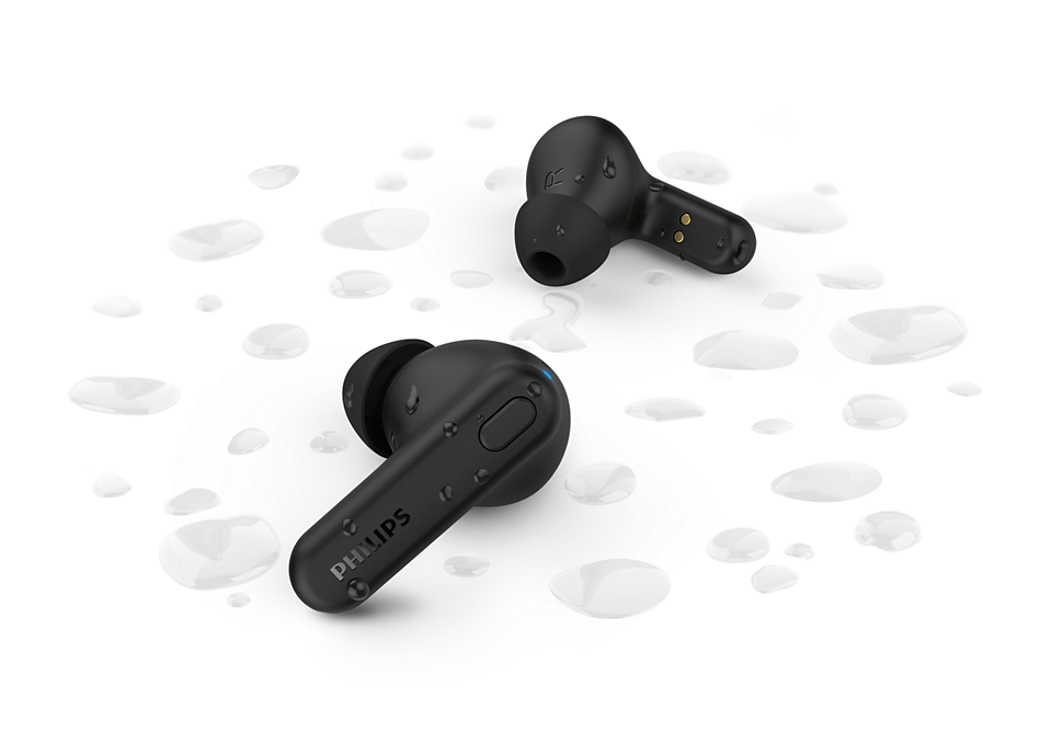Philips True Wireless Headphones TAT1108/00 AI mic Custom 6 mm drivers Up to 15 hours play time with the case