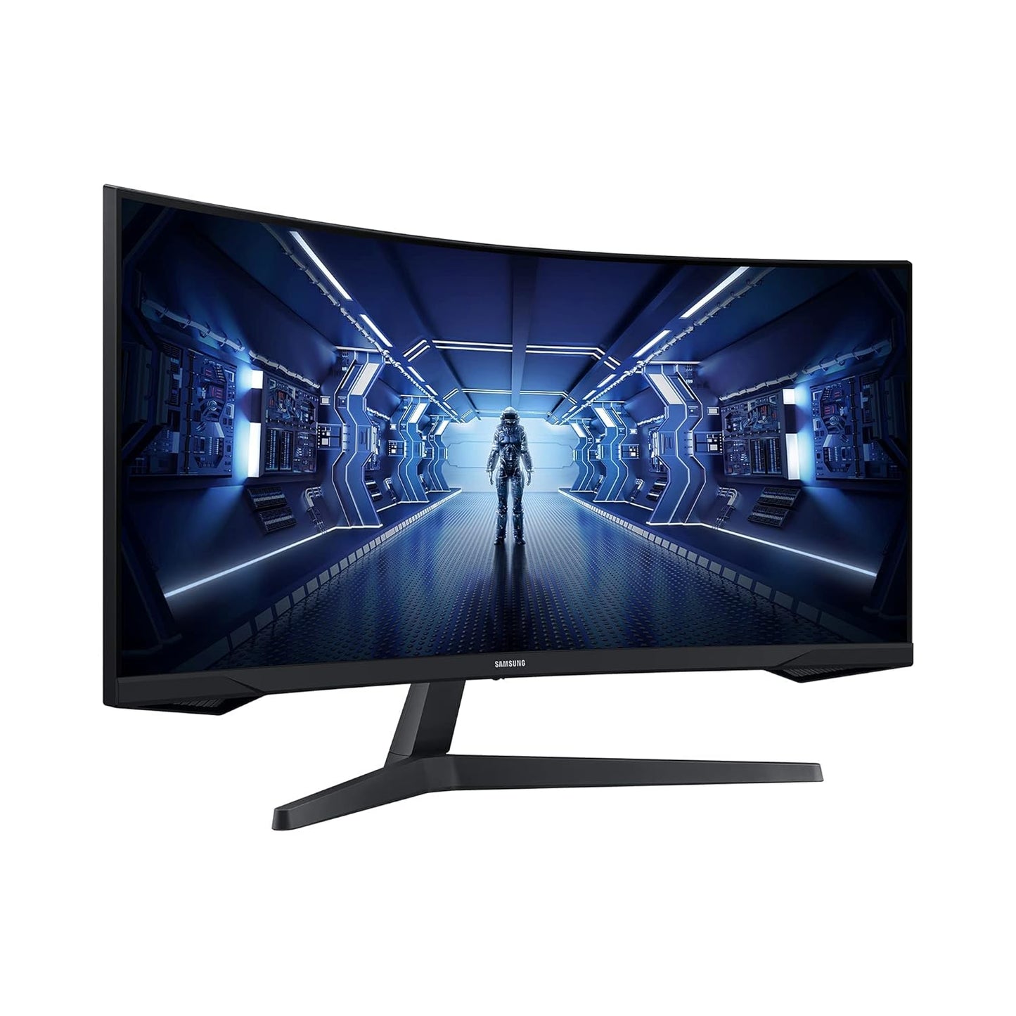Samsung Ultrawide 34 inch LC34G55TWWWXXL Odyssey G5 G55T WQHD 165Hz 1ms(MPRT) HDR Curved Gaming Monitor