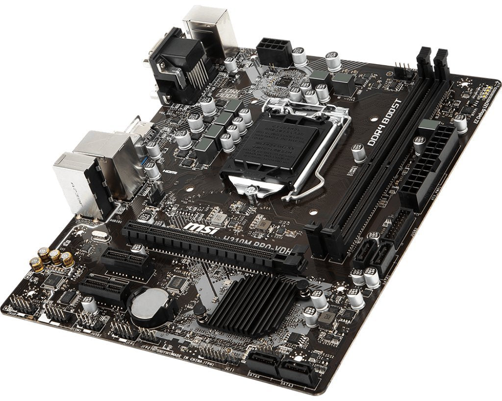 MSI H310M PRO-VDH LGA 1151 Micro ATX Intel Motherboard, DDR4-Computerspace-computerspace