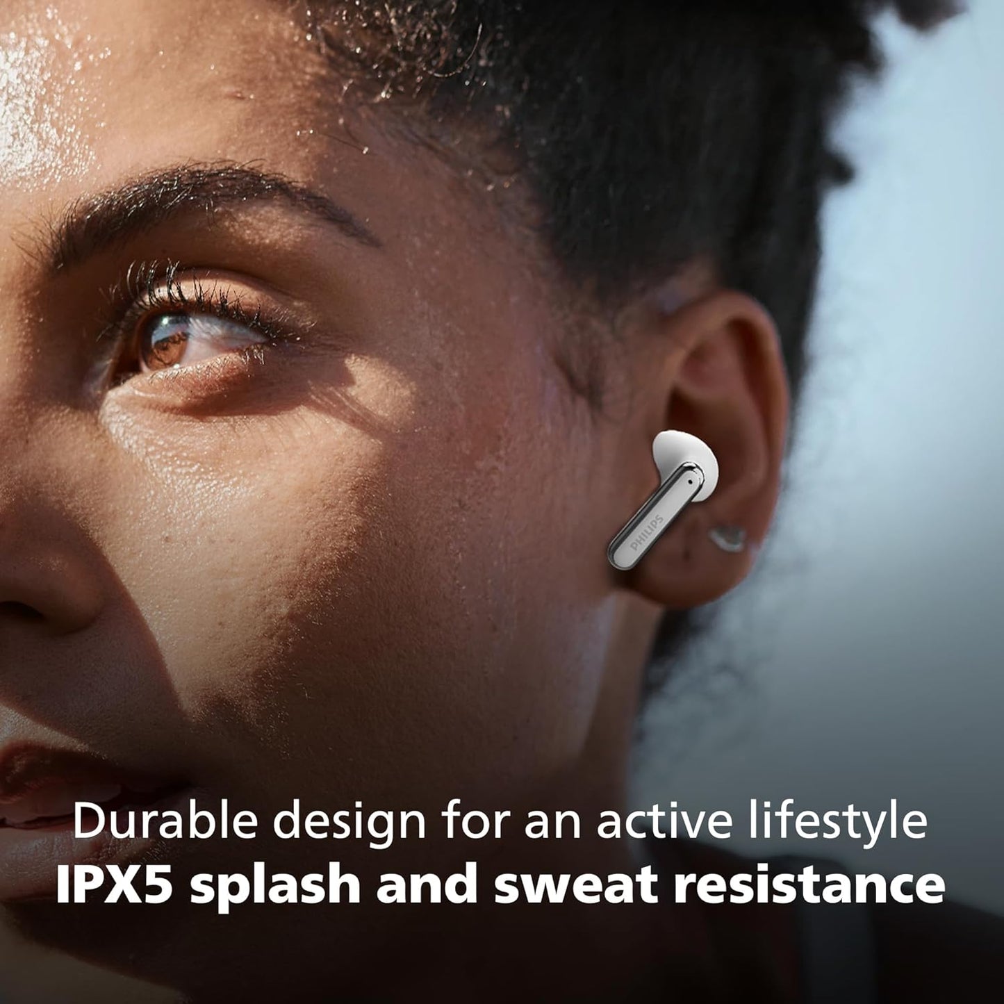 PHILIPS TAT1150BK/94 Premium Wireless Earbuds with ANC, Quad Mic ENC, Up to 55 Hr Playtime,13mm Neodymium Drivers,Multipoint, ergonomically Designed,IPX5 Water Resistance,Fast Charging (Deep Black)
