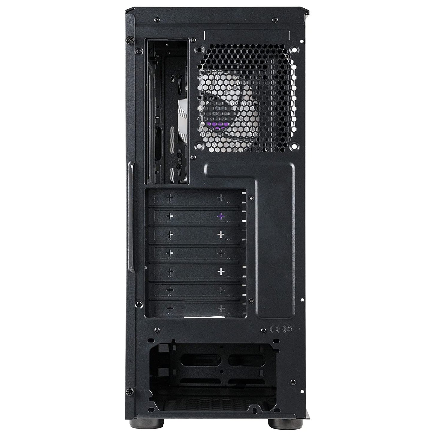 Cooler Master CMP520 Mesh Computer Case - 280mm Radiator Support High Airflow Case 3 x 120mm ARGB Fans Pre-Installed Gaming Case Black-Cabinet-Cooler Master-computerspace