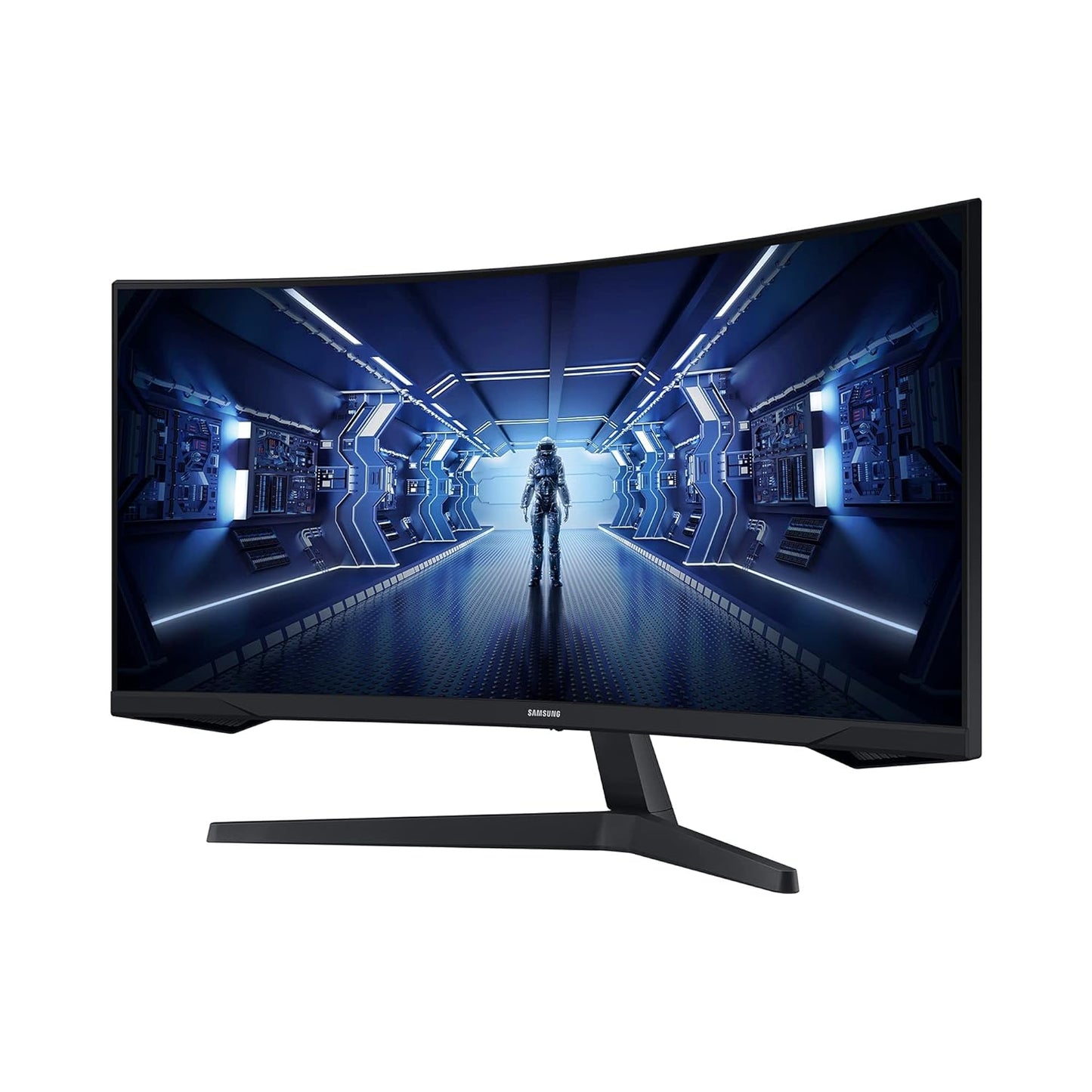 Samsung Ultrawide 34 inch LC34G55TWWWXXL Odyssey G5 G55T WQHD 165Hz 1ms(MPRT) HDR Curved Gaming Monitor
