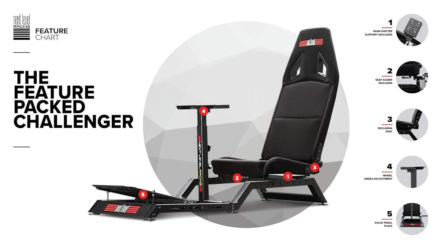 Next Level Racing Challenger Cockpit (NLR-S016)-Computerspace-computerspace