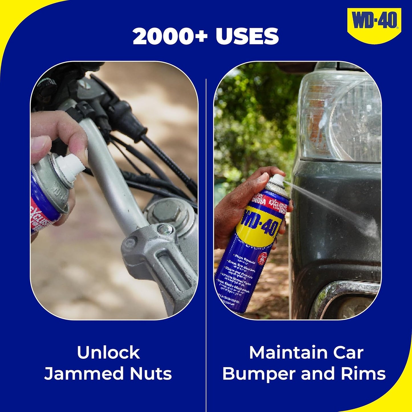 Pidilite WD-40, Multipurpose Spray, Rust Remover, Hinge Lubricant, Stain Remover, Degreaser, and Cleaning Agent, 420ml (341g)