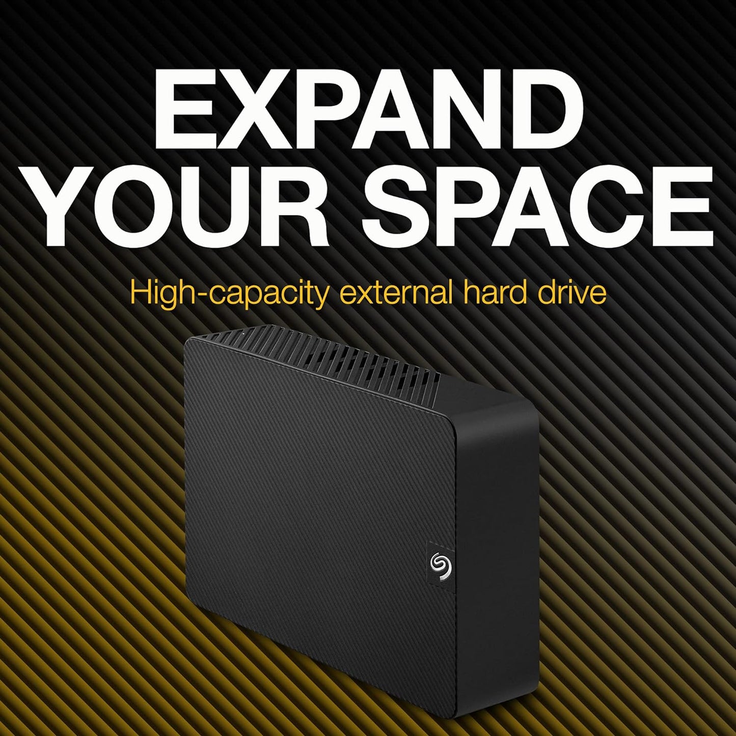 Seagate Expansion 18TB Desktop External HDD - USB 3.0 for Windows and Mac with 3 yr Data Recovery Services, Portable Hard Drive (STKP18000400)-Computerspace-computerspace