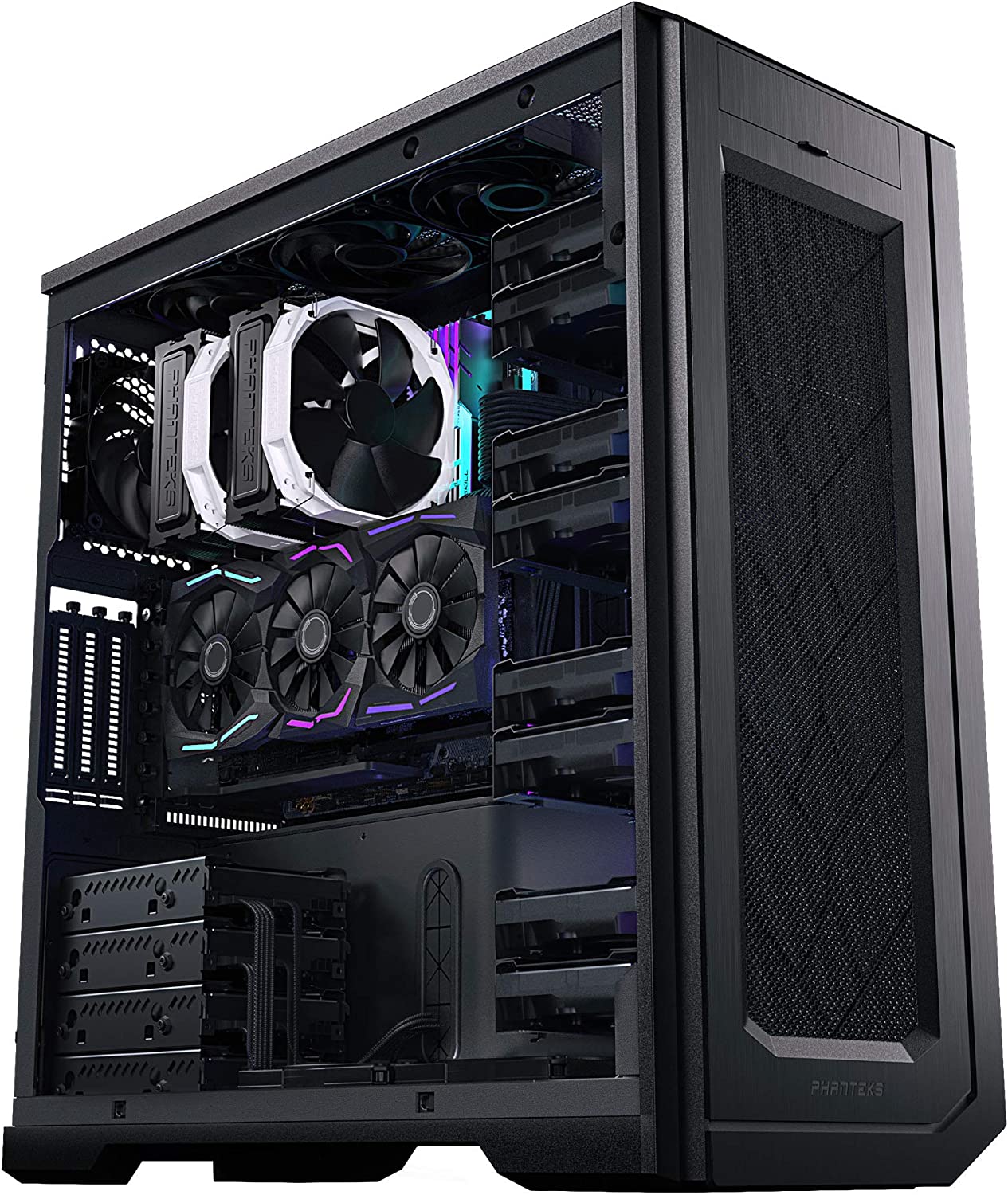 Phanteks Enthoo Pro 2 Full Tower High-Performance Fabric mesh Closed Window Dual System/PSU Support Massive Storage Black PH-ES620PC_BK01-Cabinet-Phanteks-computerspace
