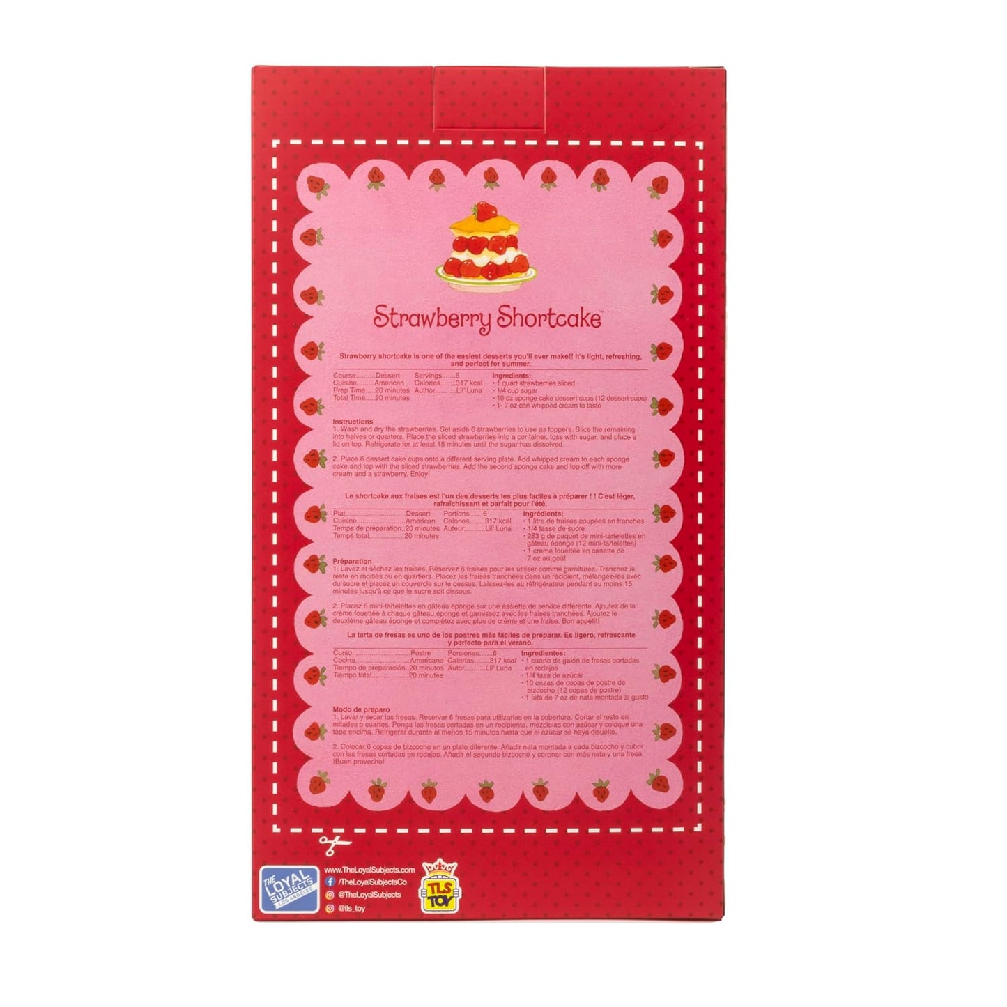 Loyal Subjects - Strawberry Shortcake 14 Inch Ragdoll