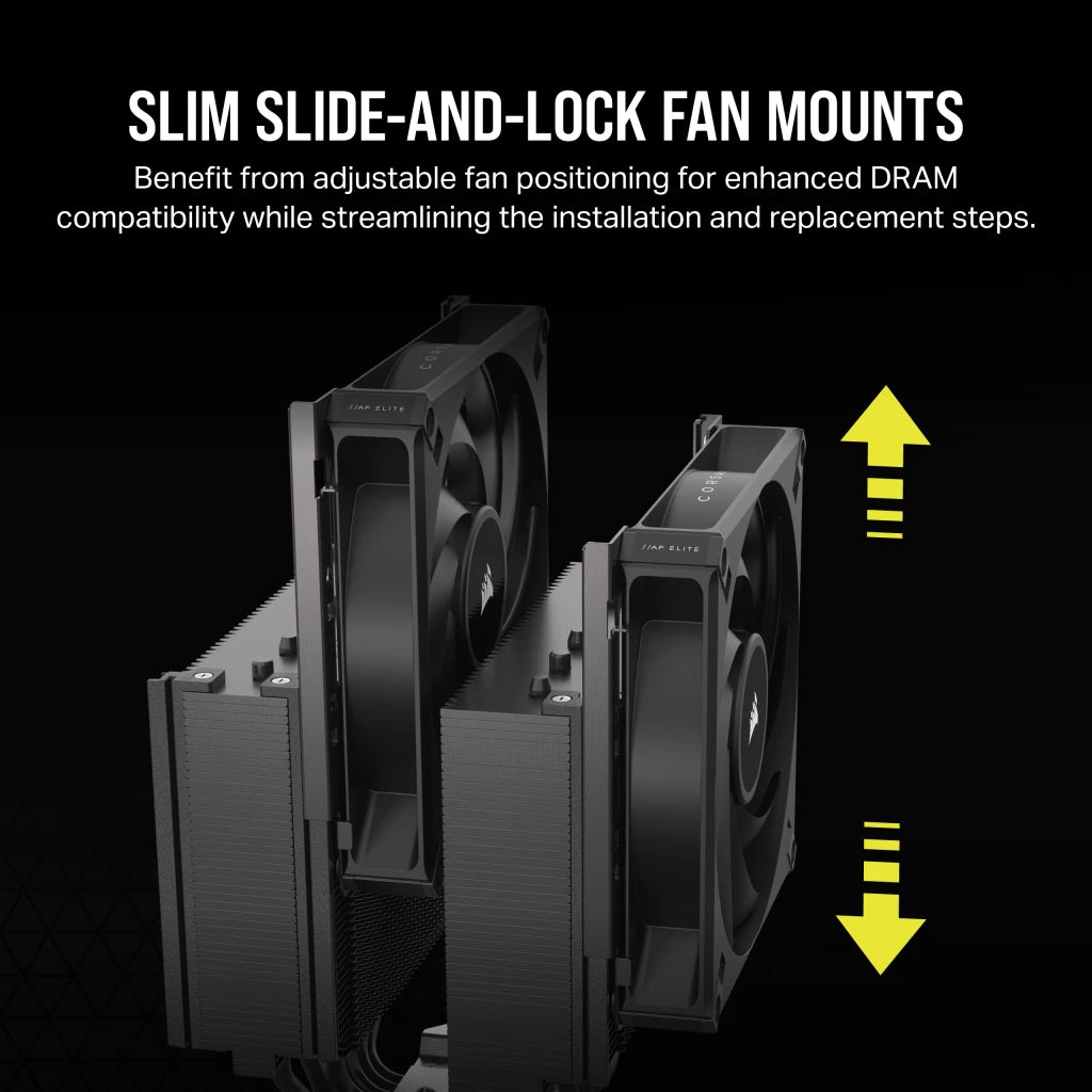 Corsair A115 Twin Tower CPU Air Cooler-Air Cooler-Corsair-computerspace