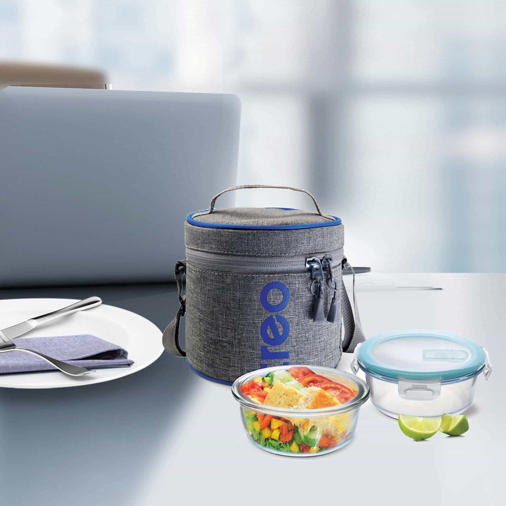 All Fresh Borosilicate Glass Tiffin (Treo by Milton)