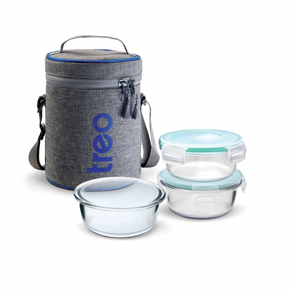 All Fresh Borosilicate Glass Tiffin (Treo by Milton)