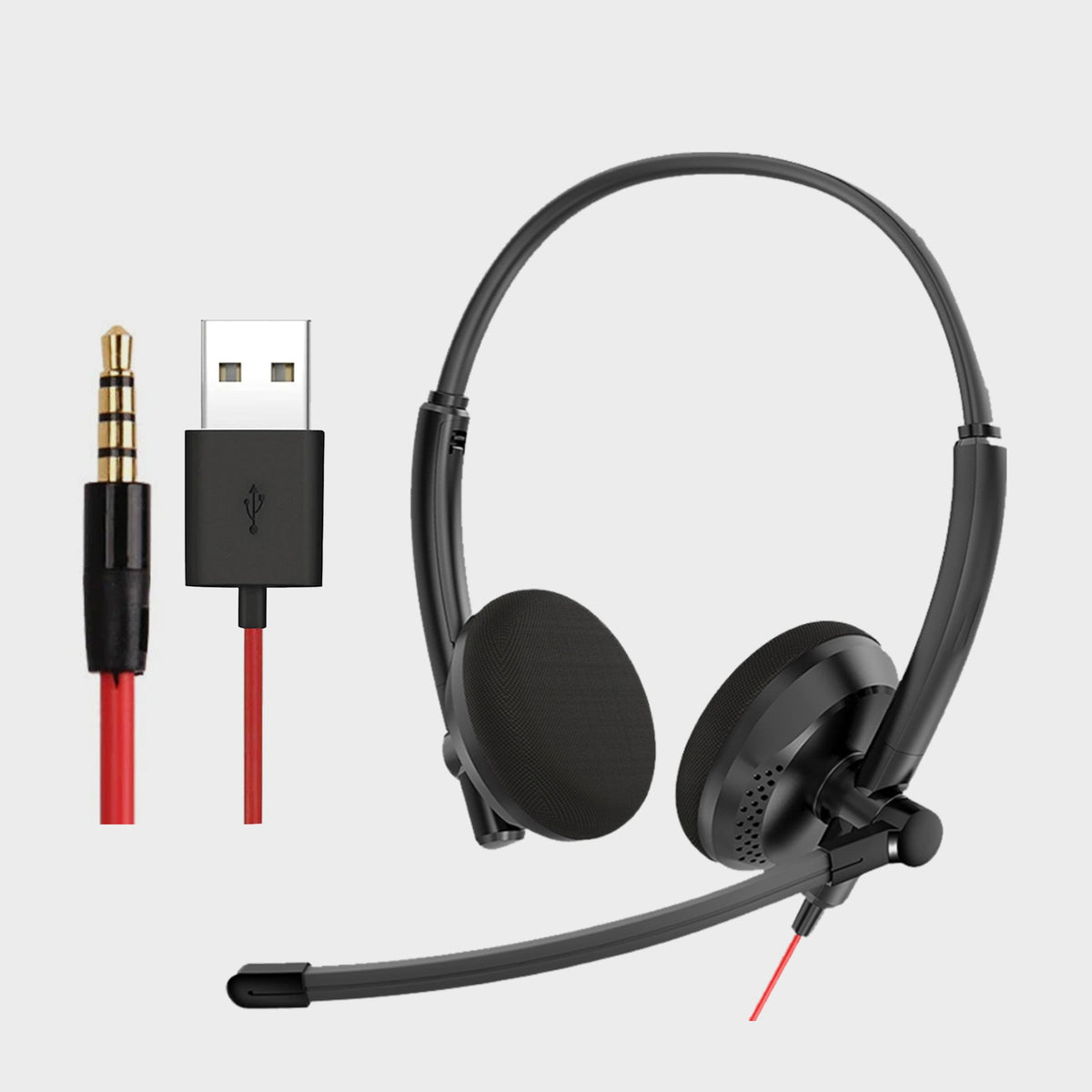 LIVEY Audixa 410DJU Dual Option 3.5mm+USB Headset