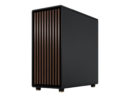 Fractal Design North Mid Tower Atx Computer Case ( Cabinet ) Charcoal Black TGD-Cabinets-Fractal-Black-computerspace