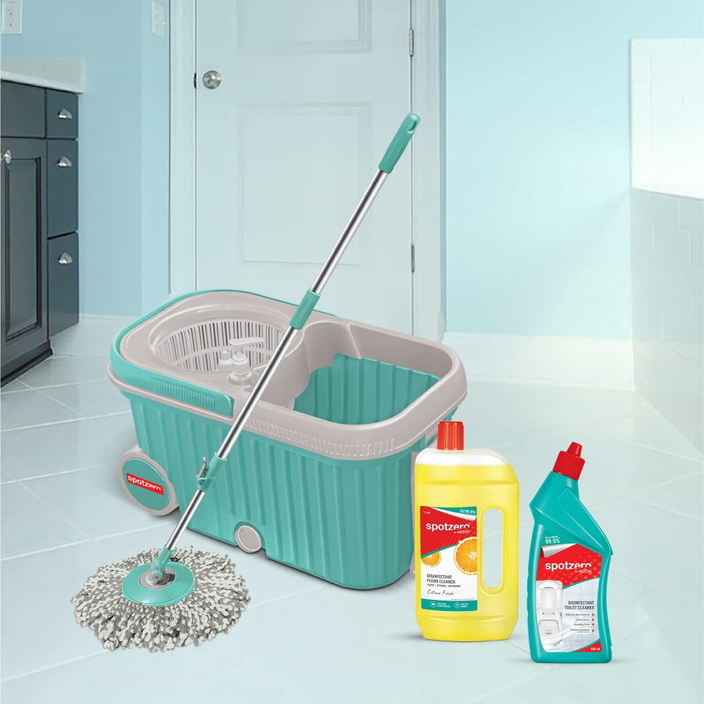 Elite Mop with Cleaner Set (Spotzero by Milton)