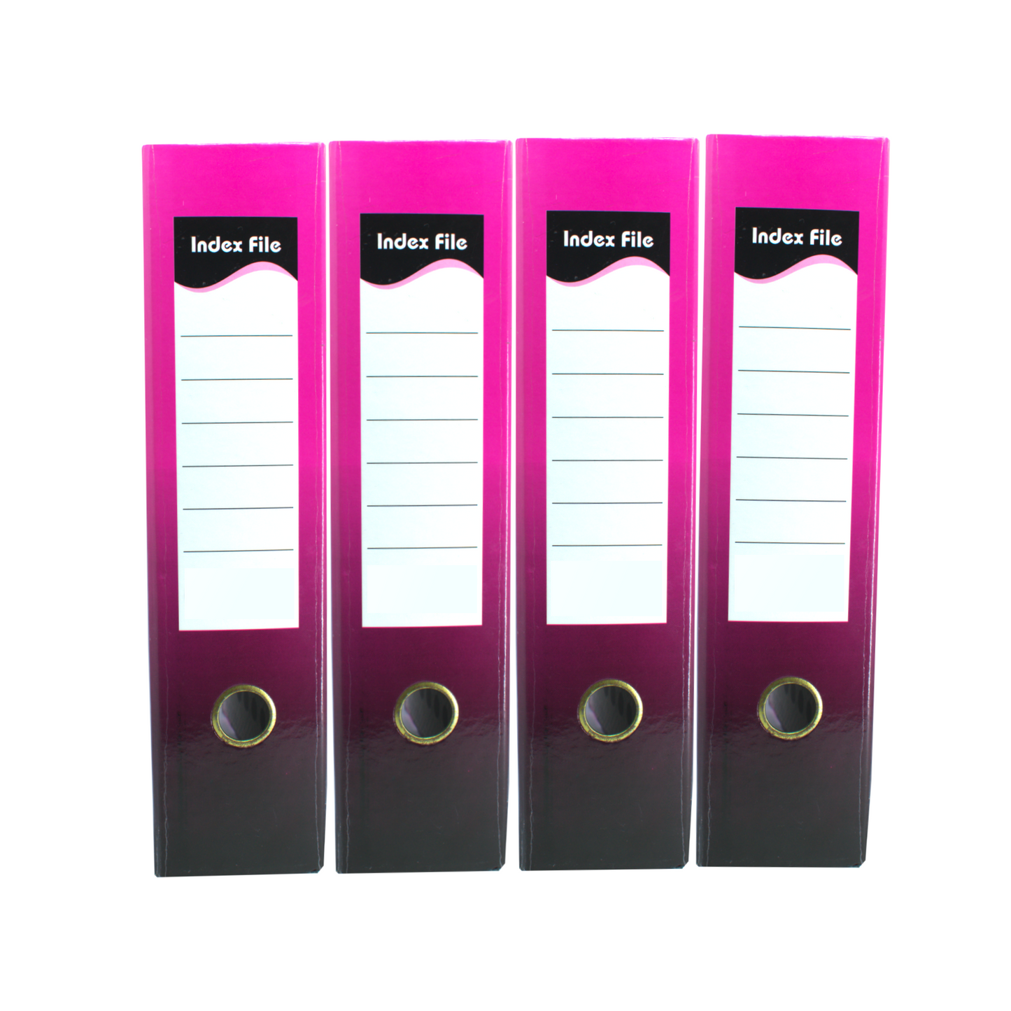 Cardboard Office Lever Arch File/Clip Box File Folder Cover A4 Size Ring Binder Best for Document, Certificate (Pack of 4)