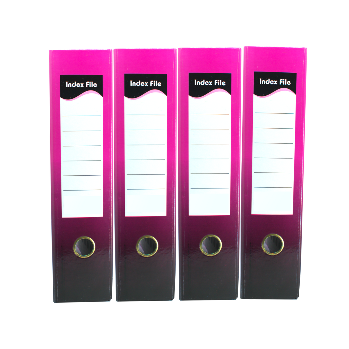 Cardboard Office Lever Arch File/Clip Box File Folder Cover A4 Size Ring Binder Best for Document, Certificate (Pack of 4)