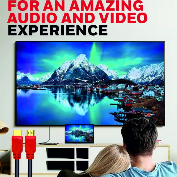 Honeywell HDMI 1.4 Cable with Ethernet | High Speed HDMI Cable 10.2GBPS | Supports 3D /4Kx2K Ultra High Definition | 3D Home Theatre | 3D Gaming | Black (65.6ft/20M)
