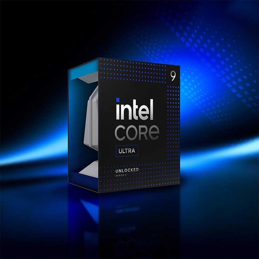 Intel Core Ultra 9 285K CPU pins and LGA1851 socket detail