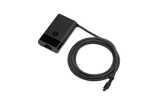HP 65W USB-C Laptop Charger: Compact and Powerful - 671R2AA-Adapters-HP-computerspace
